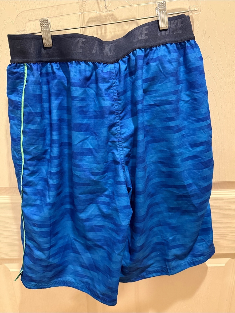 Nike Blue & Navy Men's Swim Trunks with Aqua - Picture 5 of 5